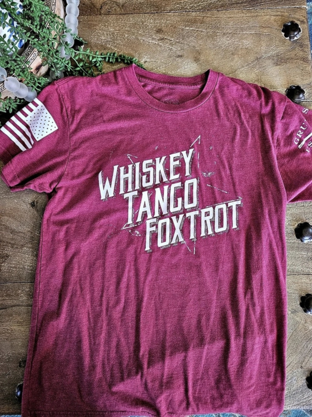 Grunt Style Whiskey Tango Foxtrot T-Shirt Pink